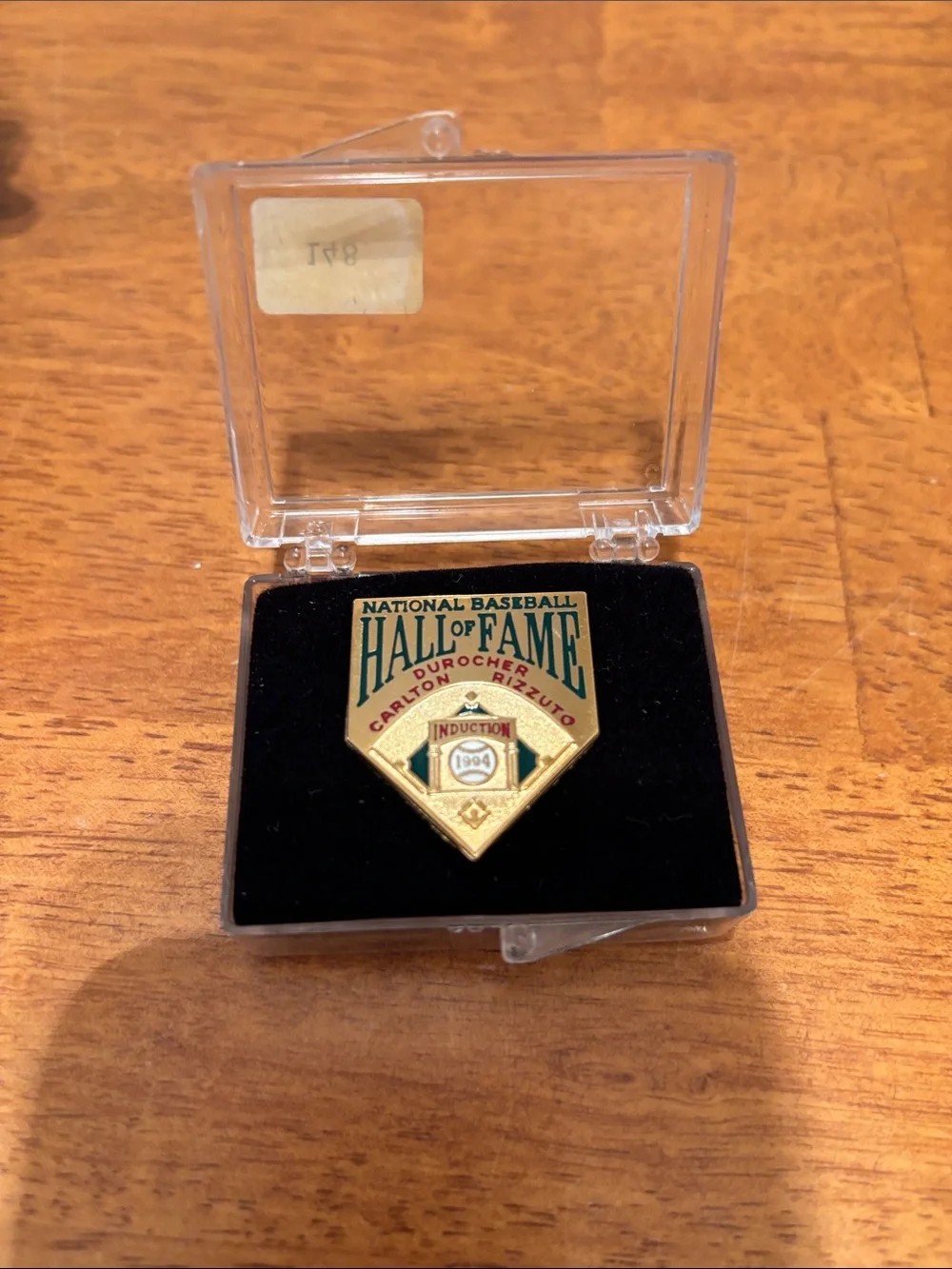 94 Base Ball Numbered (148) Hall of Fame Pin - Carlton, Durocher, Rizzuto